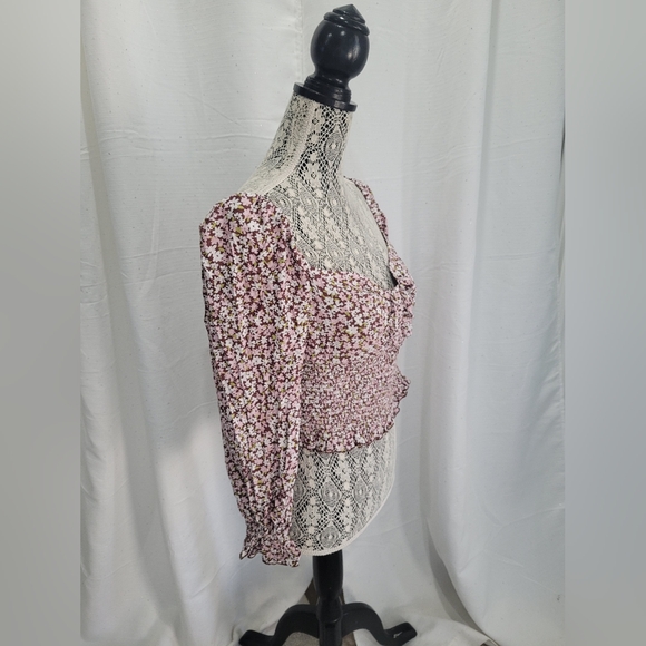 Sunday Best Sinatra Longsleeve Blouse Size Large - Picture 6 of 14